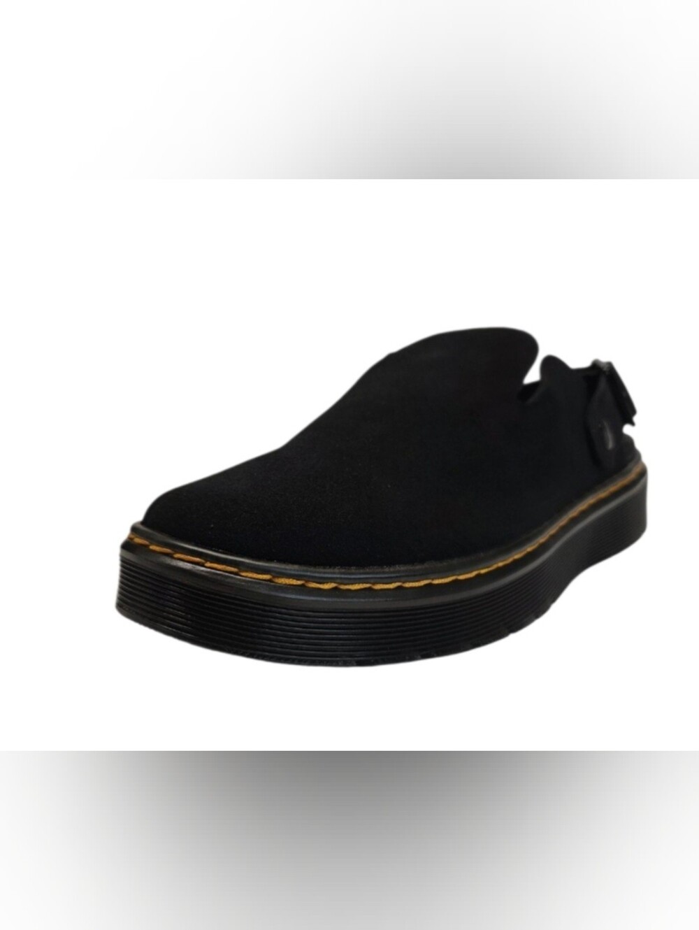 New Dr. Marten Carlson Suede Slingback Mules Black Women's Size 8 & 9 - Picture 2 of 12